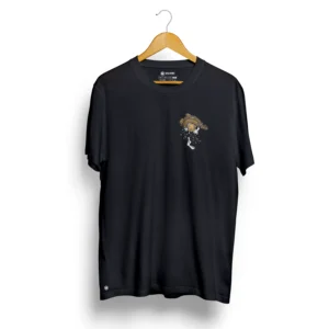 CAMISETA CASUAL PRETA - SHOT SKULL