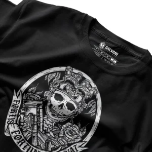 CAMISETA CASUAL PRETA - FORTIS FORTUNA