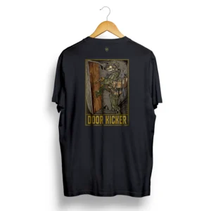CAMISETA CASUAL PRETA - DOOR KICKER