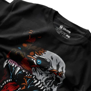 CAMISETA CASUAL PRETA - ROTTWEILER